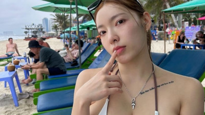자연산 H컵 지삼 비키니 몸매